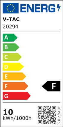 Etichetta Energetica FARO LED BIANCO 10W B.FREDDO CHIP SAMSUNG E SENSORE DI MOVIMENTO IP65 CAVO 1M LED20294 