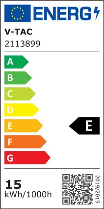 Etichetta Energetica PLAFONIERA LED TONDA 15W BIANCO FREDDO SAMSUNG OPACA IP44 LED2113899 