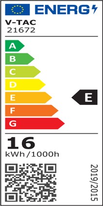 Etichetta Energetica TUBO A LED 16,5W BIANCO NATURALE 120CM 1850LM CHIP SAMSUNG LED21672 