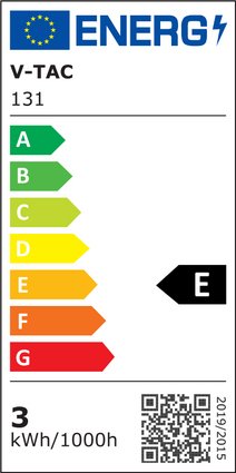 Etichetta Energetica LAMPADINA LED G4 3,5W BIANCO CALDO CHIP SAMSUNG LED131 
