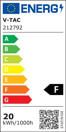 Etichetta Energetica LAMPADINA LED AR111 20W BIANCO CALDO 20 O 40 GRADI LED212792 