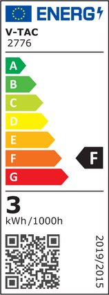 Etichetta Energetica LAMPADINA LED E14 3,5W A BULBO MULTICOLORE RGB E BIANCO NATURALE RADIOCOMANDO LED2776 