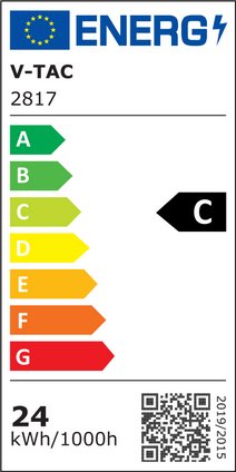 Etichetta Energetica LAMPADINA LED E27 24W BIANCO FREDDO ED120 A FILAMENTO 160 LUMEN WATT LED2817 