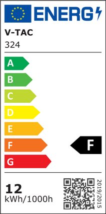 Etichetta Energetica STRISCIA 600 LED B. NATURALE 5MT  NO IMP. C. SAMSUNG 12V LED324 