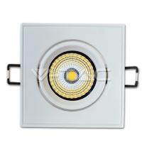 V-TAC  FARETTO INCASSO 5W BIANCO FREDDO QUADRATO ORIENTABILE LED1125 0