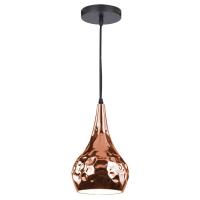 V-TAC VT-8180 PORTALAMPADA E27 PENDENTE RAME D180 LED3708 1