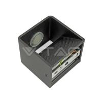 V-TAC VT-758 LAMPADA LED 5W UP DOWN BIANCO CALDO 560LM NERA LED7084 1
