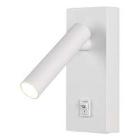 V-TAC VT-402  LAMPADA LED 2W PARETE ORIENTABILE B.CALDO BIANCA IP20 CON INTERRUTTORE LED10288 0