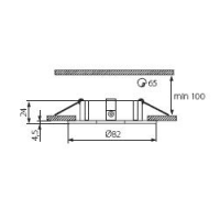 KANLUX CTDS14 PORTALAMPADA SPOT GU5.3 INCASSO NICHEL ORO LEDCTDS14SNG53 2
