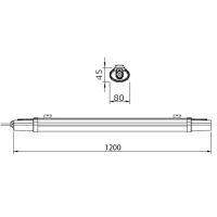 ALCAPOWER IP65-PL60W_ PLAFONIERA LED 60W BIANCO NATURALE 1200CM  ALC929818 1