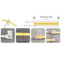 ALCAPOWER LSC220VN STRISCIA LED 2835 COB CALDA 20 METRI IMPERMEABILE 220V ALC927026 2