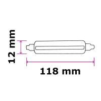 ALCAPOWER R7Sx12-8 LAMPADINA LED R7S 9W 118MM 360 GRADI BIANCO NATURALE ALC930329 1
