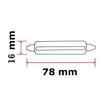 ALCAPOWER R7Sx4-78 LAMPADINA LED R7S 5W 78MM 360 GRADI BIANCO NATURALE ALC930258 1