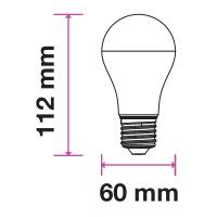 ALCAPOWER AP10LS LAMPADINA LED E27 10W BIANCO NATURALE  CON SENSORE LUCE ALC929861 1