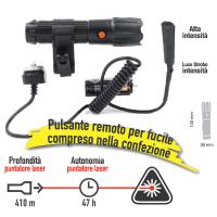 CFG TACTICAL TORCIA TACTICAL A LED 3W CON LASER PER FUCILE LEDEL032 1