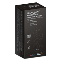 V-TAC VT-2442 RADIOCOMANDO 4 ZONE PER CONTROLLER STRISCE LED RGBW WIRELESS NERO LED2924 2