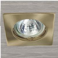 KANLUX CTXDS PORTALAMPADA QUADRATO SPOT GU5.3 INCASSO OTTONE PATINAT LEDCTXDS10AB53 1