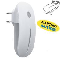 ECOVA  LAMPADA LED 0,5W NOTTURNA 16LM PER PRESA 10A ITALIANA CON SENSORE ECO83305 0