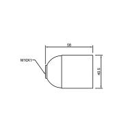 FAI  PORTALAMPADA TERMOPLASTICA LISCIA E27 BIANCO FAI0165TP 1