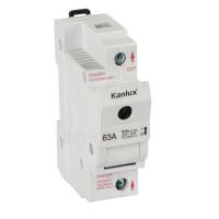 IDEAL KSF02 PORTAFUSIBILE 1 POLO PER FUSIBILI D02 MAX 63A KAN23341 0