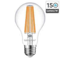 IMPERIA  LAMPADINA LED E27 BULBO A67 15W FILAMENTO NATURALE IMP206713 0