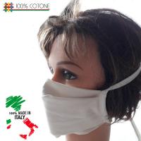 FTB FTBM MASCHERINA IN PURO COTONE CONFEZIONE BIANCA FTB101 0