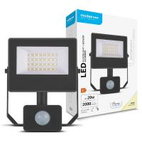 TECNO-ESHOP ML-FLSxxxxK20WSA3N FARO LED 20W NATURALE CON SENSORE MOVIMENTO NERO  SMOML-FLS4000K20WSA3N 1