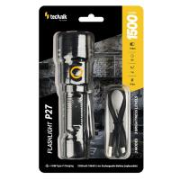 TECNO-ESHOP TECHNIK TORCIA A LED 1500 LUMEN FINO A 150MT E RICARICA MICRO USB IP44 SMOMT-P27 1