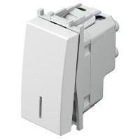 TEM TM11 TASTO ILLUMINABILE BIANCO LUCIDO SERIE TEM TEMTM11PWIN-U 1