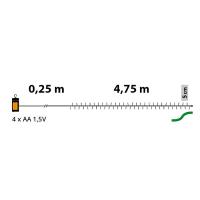 TECNO-NATALE LEDTLBAT CATENA 96 LED CONTROLLER MEMORY BATTERIE BIANCO FREDDO LEDX30947 2