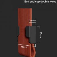 V-TAC  TAPPO TERMINALE DOPPIO FILO NERO PER SISTEMA BINARIO MAGNETICO LED23136 2