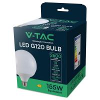 V-TAC VT-242-N-N LAMPADINA LED GLOBO E27 G120 22W BIANCO CALDO  LED23883 1