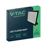 V-TAC VT-44109 FARO LED 100W ULTRASOTTILE BIANCO CALDO E-SERIES 2 SMD NERO LED23992 1