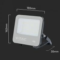 V-TAC VT-4455  FARO LED SLIM NERO 50W BIANCO NATURALE CHIP CREE 135LM/W IP65 LED232166 2