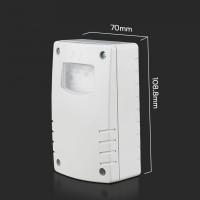 V-TAC VT-81000 SENSORE DI MOVIMENTO A INFRAROSSI DA ESTERNO BIANCO IP65 LED23423 1