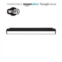 V-TAC VT-3612 LAMPADA LED BINARIO MAGNETICA 12W NERA 3IN1 COMPATIBILE AMAZON ALEXA GOOGLE HOME LED6882 0