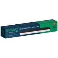 V-TAC VT-3612 LAMPADA LED BINARIO MAGNETICA 12W NERA 3IN1 COMPATIBILE AMAZON ALEXA GOOGLE HOME LED6882 1