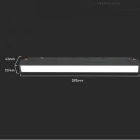 V-TAC VT-3612 LAMPADA LED BINARIO MAGNETICA 12W NERA 3IN1 COMPATIBILE AMAZON ALEXA GOOGLE HOME LED6882 2