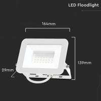V-TAC VT-44030 FARO LED 30W BIANCO CON CHIP LED SAMSUNG BIANCO FREDDO LED10025 2