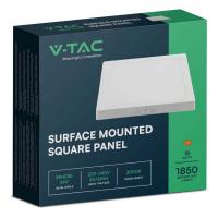 V-TAC VT-60018  MINI PANNELLO LED SUPERFICIE QUADRATO BIANCO CALDO 18W LED10498 1