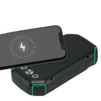 V-TAC VT-33333 POWER BANK WIRELESS E SOLARE 30000MAH NERO LED7836 3