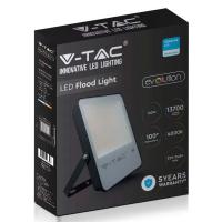 V-TAC VT-52 FARO LED SLIM 100W FREDDO NERO ALTA LUMINOSITA 137LM/W CHIP SAMSUNG LED20407 1