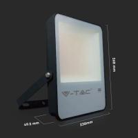 V-TAC VT-52 FARO LED SLIM 100W FREDDO NERO ALTA LUMINOSITA 137LM/W CHIP SAMSUNG LED20407 2