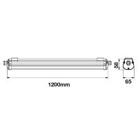 V-TAC VT-1524 PLAFONIERA LED X-SERIES 24W FREDDA 1200CM 3840LM LED6486 1