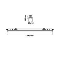 V-TAC VT-160 PLAFONIERA LED 60W NATURALE 1200CM 7200LM CHIP SAMSUNG LED678 1