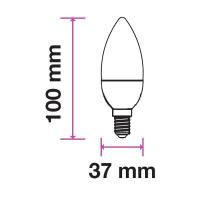 V-TAC VT-1855 LAMPADINA LED E14 6W NATURALE A CANDELA LED42581 1
