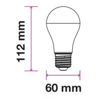 V-TAC VT-2139 LAMPADINA LED E27 9W BIANCO NATURALE BLISTER 2 PEZZI LED7295