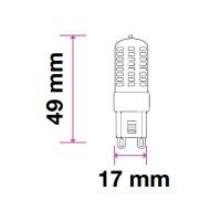V-TAC VT-204 LAMPADINA LED G9 3W BIANCO FREDDO CHIP SAMSUNG LED248 1