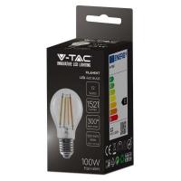 V-TAC VT-2133 LAMPADINA LED E27 BULBO A60 12W FILAMENTO NATURALE  LED217459 1