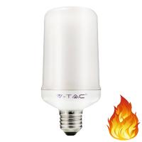 V-TAC VT-2135 LAMPADINA LED E27 4W BIANCO CALDO CORNER EFFETTO FIAMMA LED7426 0
